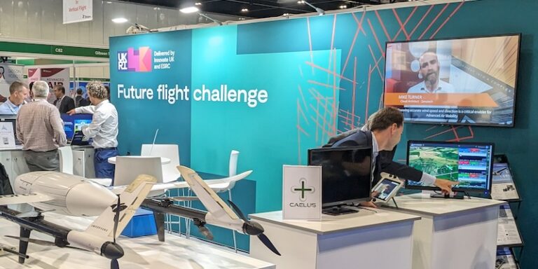 Zenotech Zenotech at the Future Flight Challenge stand at DroneX - Zenotech Ltd