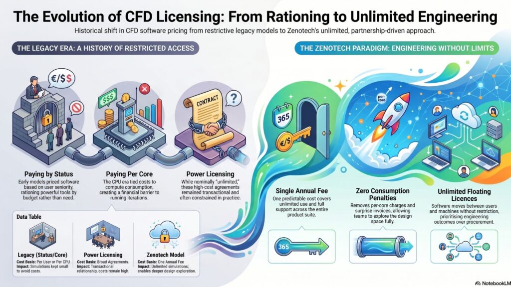 CFD licensing: Why we don’t penalise our clients for using our software more
